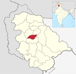 موقعیت در Jammu and Kashmir, India