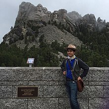 Kyle Blanco at Mt. Rushmore