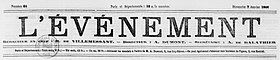 Image illustrative de l’article L'Événement (1865)