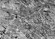 Rákosmente and its surroundings in a 1940 aerial photograph