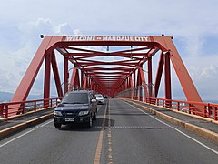 Mactan–Mandaue Bridge welcome marker