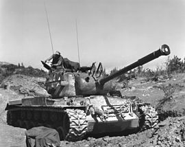 M46 Patton морської піхоти США в Кореї, 1953