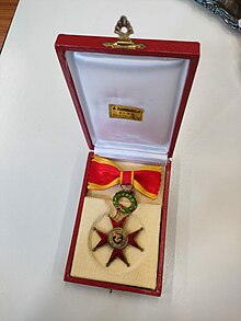 Medalla Orden San Gregorio el Magno - Fondo Micaela Portilla