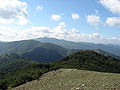 Monteforte e Pierfaone dalle praterie di vetta del Serra Netta.