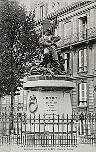 Monument to the dead of 1870 in Charleville-Mézières.