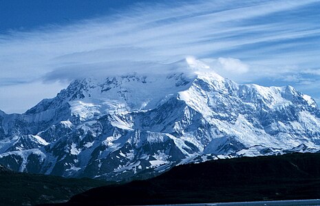 Mount Saint Elias is the second highest summit of both Canada and the United States.
