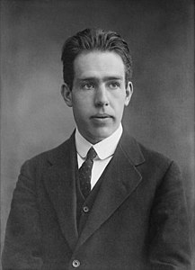 Niels Bohr, by the Bain News Service (restored by Bammesk)