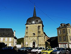 L'église d'Objat.