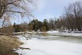 Oconto River in Pulcifer during late winter