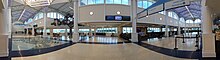 Interior of the newly expanded terminal