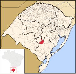 Location within Rio Grande do Sul