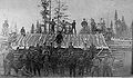 Image 22Loggers at Russell Camp, Aroostook County, ca. 1900 (from History of Maine)