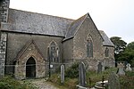 The South entrance of the church