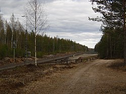 Vahojärvi huhtikuussa 2014.