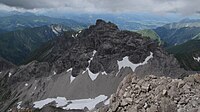 The Öfnerspitze from the Großer Krottenkopf