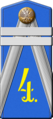 Погон воинского звания (1904—1909 гг.) «Младший унтер-офицер — кандидат на классную должность»