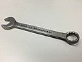 A 1933 5/8" Plomb combination wrench.