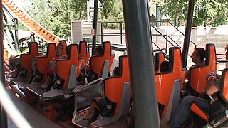 Le train d’Abismo dans la gare.