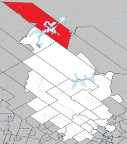 Location within Matawinie RCM.