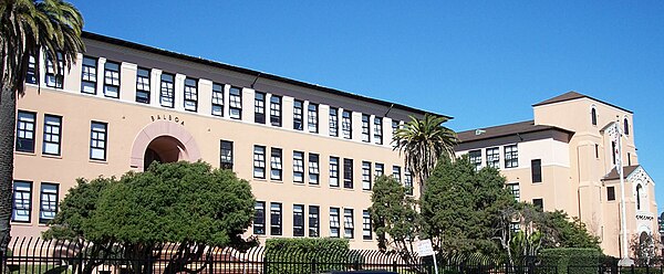 Balboa High School, main classroom building