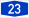 Bundesautobahn 23 number.svg