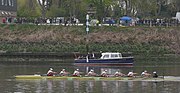 Cambridge win the 2019 women's Boat Race