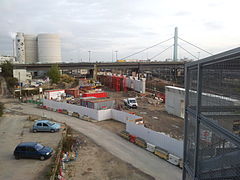 Emplacement du futur chantier, en 2014.