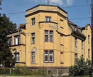 View from the street before rebuilding