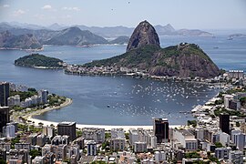 Mont du Pain de Sucre de Rio de Janeiro au Brésil.