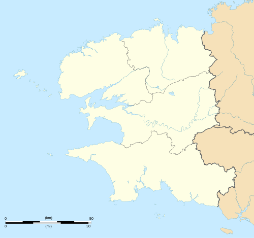 Carte du Finistère