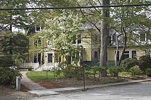 view of house through the trees