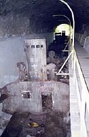 World War II Japanese landing barges in tunnels near Rabaul