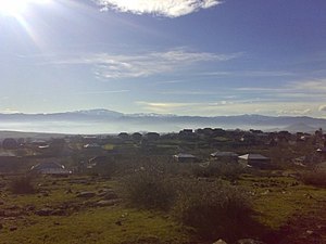 A view of the village