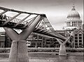 Millennium Bridge at London Millennium Bridge, by Paul Lomax