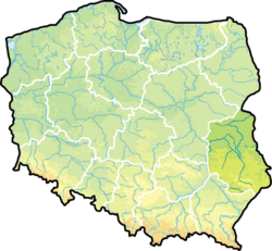 Location within Poland