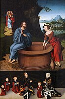 Christ and the Samaritan Woman, by Lucas Cranach the Elder