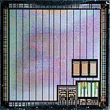 Die shot of a Matrox Mystique IS-MGA-1064SG graphics chips