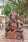 Ganesha statue at the entrance