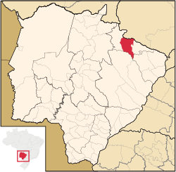 Location in Mato Grosso do Sul state