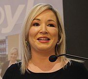 Michelle O'Neill at the Foyle Assembly election launch 2022 (cropped).jpg