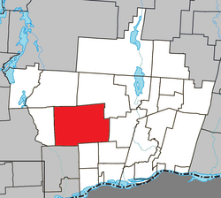 Location within Papineau RCM