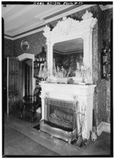 North parlor fireplace