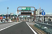 與東名高速連接的名二環名古屋交流道。屬於名二環的支線。