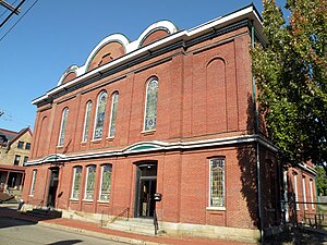 New Zion Baptist Church (formerly Union Methodist Church), built in 1867, located at 1304 Manhattan Street.