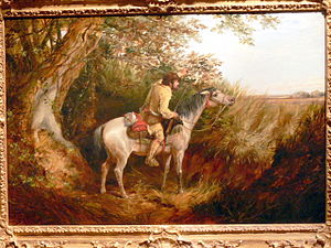 Arthur Fitzwilliam Tait, Trapper Looking Out (1853)