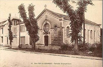 L'ancien temple de l'avenue Paul-Bert.