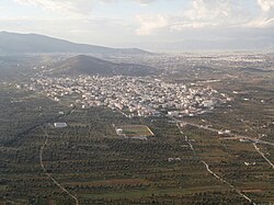 Spata'nın havadan görünümü