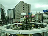 北口の駅前ロータリー