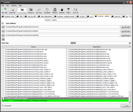 Скриншот программы Synkron
