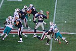Game between the Miami Dolphins and the New England Patriots in 2009